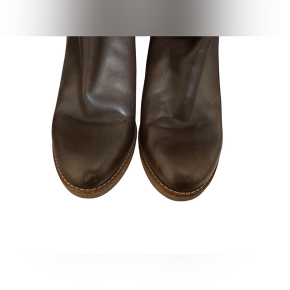 Cole Haan Auden Waterproof Leather Ankle‎ 3” Wedge Zip Bootie Size 11 Brown - Picture 4 of 8